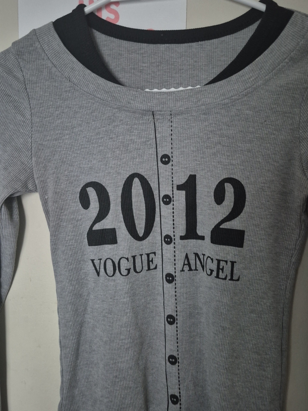 Vogue Angel 2012 Gray Long Sleeve Women's Tee